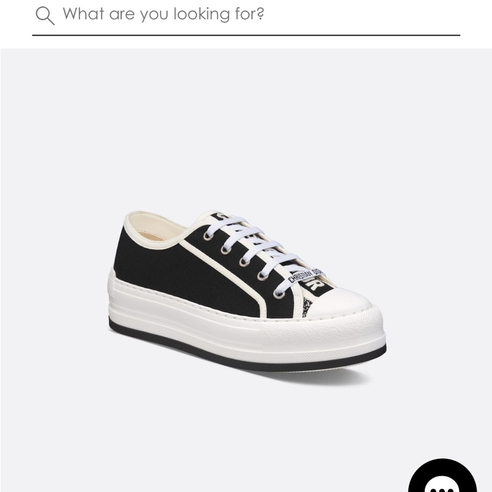 Authentic Dior Black and White Women's Sneakers - Picture 2 of 8